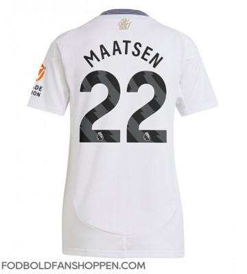 Aston Villa Ian Maatsen #22 Udebanetrøje Dame 2024-25 Kortærmet